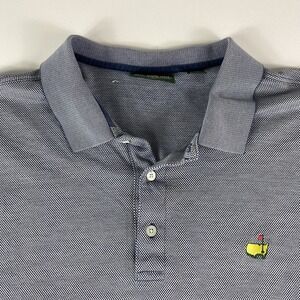 Augusta National Golf Polo Men's XL Blue Amen Corner Masters Pima Cotton